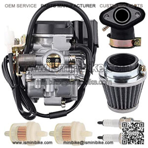 139QMB CARBURETOR MANIFOLD INTAKE REPLACEMENT FOR 18MM TAO TAO 50CC CARBURETOR GY6 49CC 4 STROKE CHINESE SCOOTER MOPED MINI DIRT BIKE ATV RUCKUS RACING KYMCO