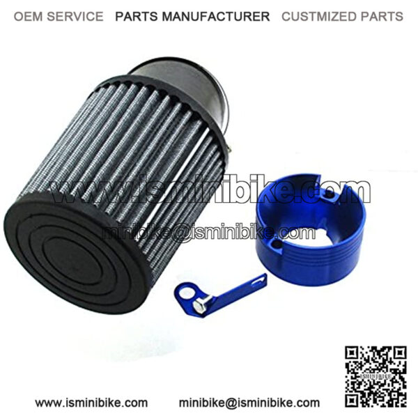 Air Filter + Adapter For 11Hp 13Hp Honda GX340 GX390 Clone Engine Go Kart Predator 301cc 420cc Golf Carts Mud Boats Racing Lawnmowers Minibikes Powered Paragliders GX270s 13/15hp Chinese OHVs - Image 3