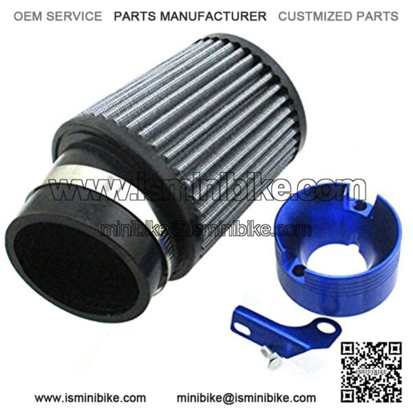 Air Filter + Adapter For 11Hp 13Hp Honda GX340 GX390 Clone Engine Go Kart Predator 301cc 420cc Golf Carts Mud Boats Racing Lawnmowers Minibikes Powered Paragliders GX270s 13/15hp Chinese OHVs - Image 4