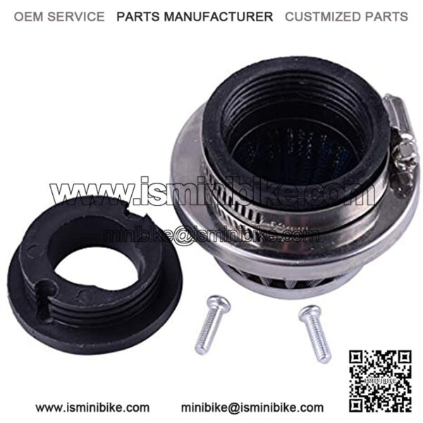 33cc -52cc 2-stroke engines 42mm / 43mm / 44mm air filter For most motorcycle, atv, quad, scooter, go kart, moped, pit bike, dirt bike, mini bike, racing bike, pocket bike, super bike, chopper etc.