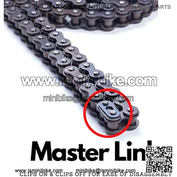 for 50cc 70cc 90cc 110cc 125cc Dirt Bike ATV Quad Go Kart Modification Toolly 420 Motorcycle Chain and Chain Breaker Standard Roller Chain 132 Link 