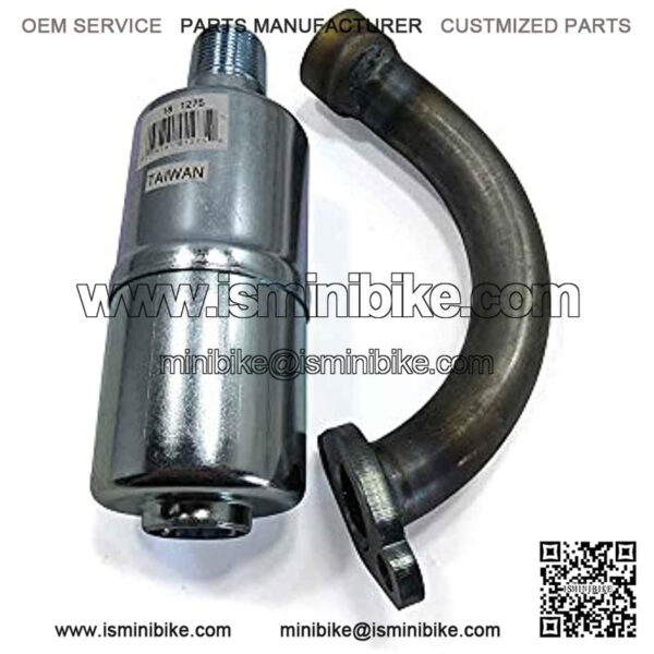 EXHAUST HEADER W/MUFFLER FOR COLEMAN CT200U MINI BIKE