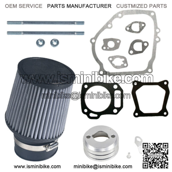 Air Filter Adapter Kit For Coleman CT200U MB165 Mini Bike Go Kart