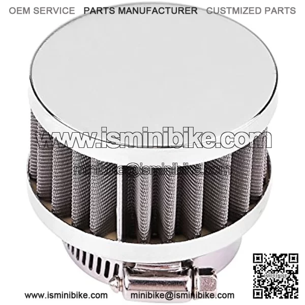 Air Filter with Clamp, 38mm Air Filter Intake Filtration Fits for 90cc-125cc ATV Go kart Pit Dirt Bike Motorcycle Quad