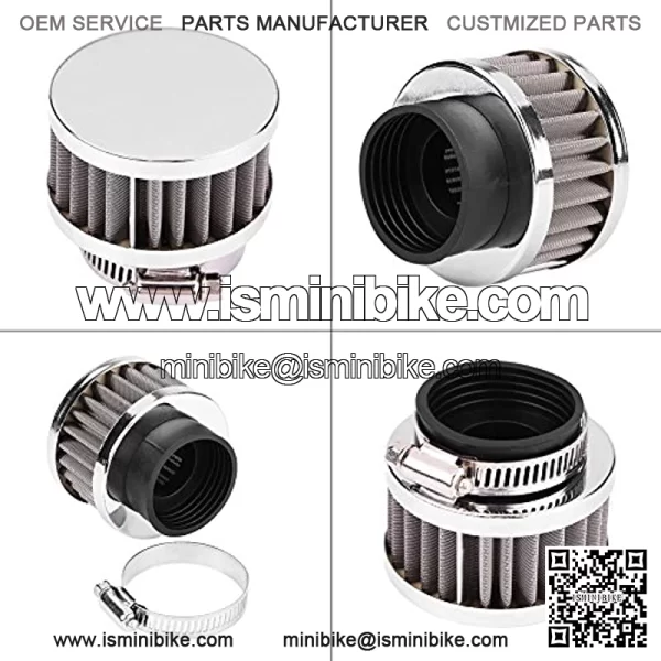 Air Filter with Clamp, 38mm Air Filter Intake Filtration Fits for 90cc-125cc ATV Go kart Pit Dirt Bike Motorcycle Quad - Image 2