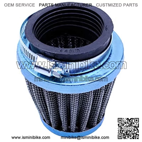 42/43/44mm Air Filter Intake Cleaner for GY6 ATV 50 110 125 150cc Yamaha DT125 175 MX175 Big Wheel 200 DT100 RT100 180 TTR125 125E 125L 125 LE Suzuki RM85L 85 80 65 Go Kart Scooter Moped