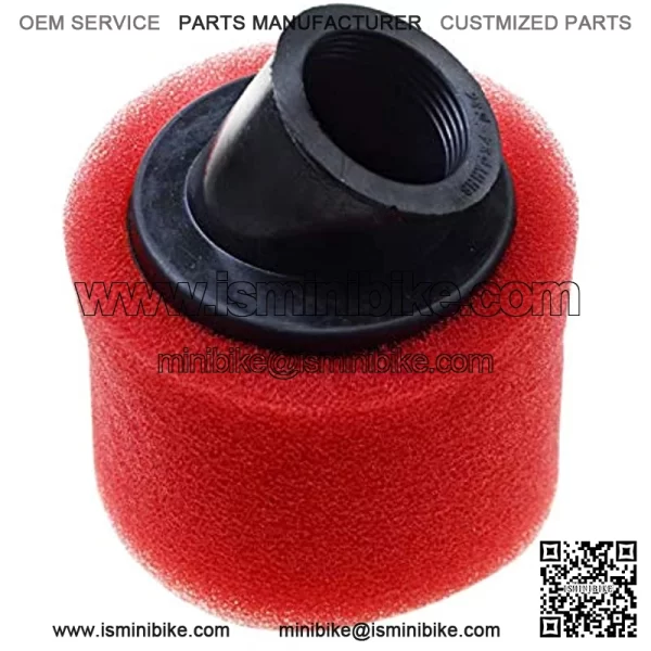 Air Filter 35mm Bent Foam Cleaner for 4 Stroke 50cc 70cc 90cc 110cc 125cc ATV Quad Go Kart Dirt Bike Red - Image 3