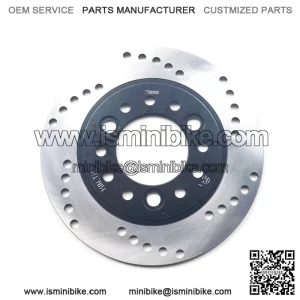 180mm inner hole 58mm 3 hole black silver disc brake rotor