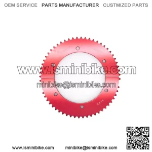 60T #35 Red Aluminum Split Sprocket
