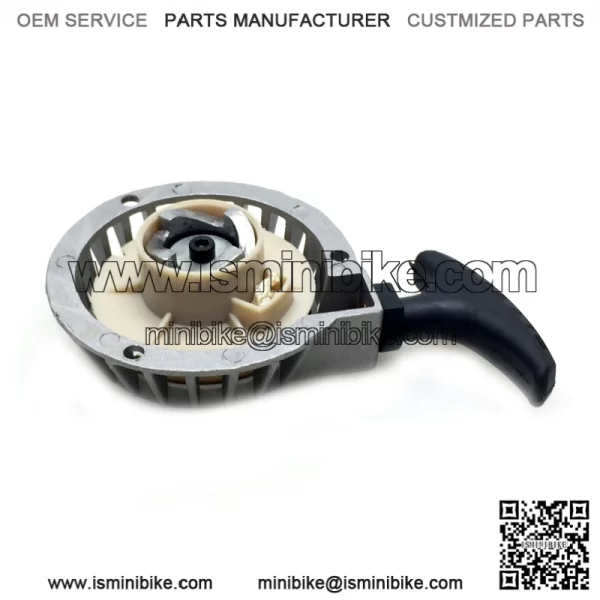 Pull Start Short Metal Type 1 Silver 47cc 49cc Air Cooled Mini Moto - Image 3