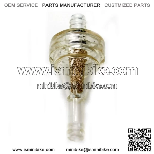 1/4" Clear Fuel Filter - Image 2