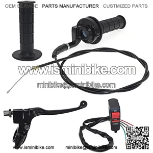 22mm Throttle Handle Grips For ATV Quad Pit Bike Dirt Bike Baja Mini Bike mb165 Mb200 5.5hp 50cc 110cc150cc 196cc 250cc Doodlebug Bike