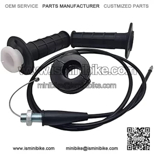 Throttle Cable and Throttle Handle For Compatible with Dirt Bike Quad ATV Mini Baja Mb165 Mb200 196cc 5.5hp