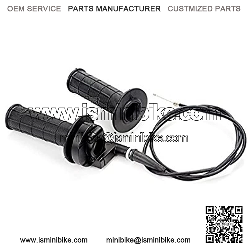 Auto-Moto Throttle Cable + Handle Bar Throttle Grips Grip + Throttle Housing Clamp for Dirt Bike Quad ATV Pit 50cc 125cc - Image 4