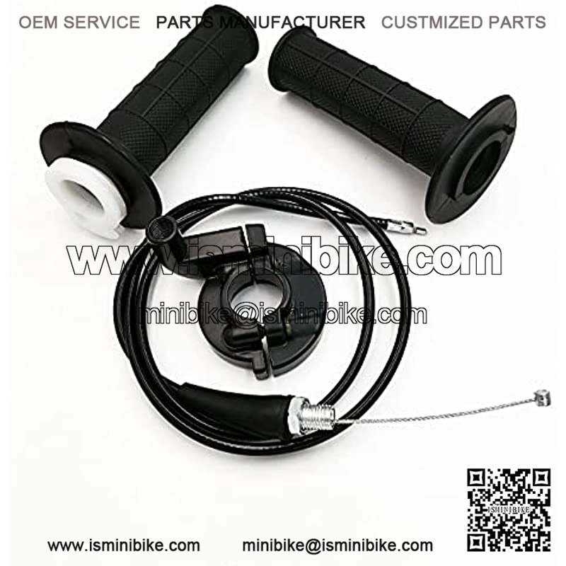7/8" (22mm) Throttle Handle Grips Cable For ATV Quad Pit Bike Dirt Bike Baja Mini Bike Mb165 Mb200 90cc 125cc 150cc 200cc