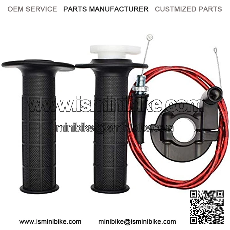 Twist Throttle Cable Handle Grips and 39" Cable Set for 7/8" 22mm HandleBar 110cc 125cc - Image 2