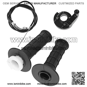 7/8" Twist Throttle Handle Grip Cable for Dirt Bike Quad ATV Pit 50cc 125cc 150 250 125cc & 140cc 4-stroke Mini Bike Pocket Bike Twist Throttle Cable
