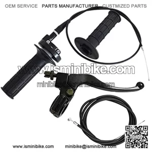 Right Brake Lever and Handle Brake Cable and Throttle Cable for XR80 XR100 CRF70 CRF80 CRF100