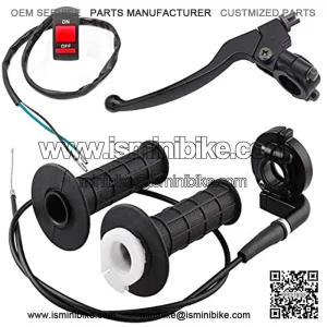 Brake Handle Lever Perch and Left Handle,Throttle Handle,Throttle Cable, for XR80 XR100 CRF70 CRF80 CRF100 Pit Dirt Motor Bike Mini Bike 196cc 200cc 5.5hp 6.5hp