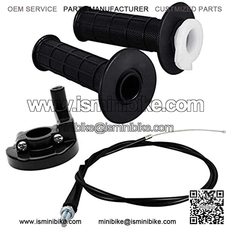 Throttle Accelerator Handle Grips and Cable Set for Bike ATV Quad Pit Bike Dirt Bike Fit for 22mm Bar - Image 2