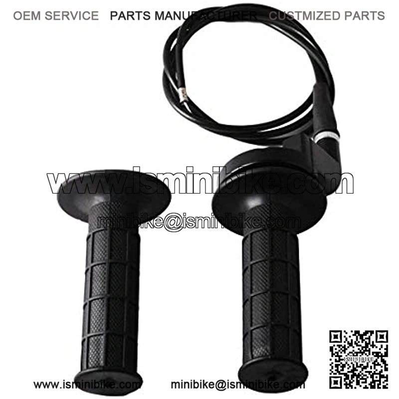 Throttle Hanlde Grips with Cable and Left Brake Clutch Lever Perch for Most Motorcycles and Bicycles - Image 3