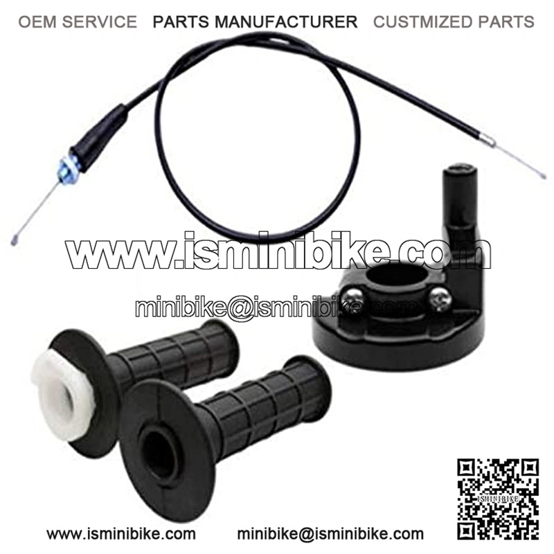 Handlebar Grip Throttle Cable Clamp for Coleman CT200U Trail 200 Mini 196cc Bike
