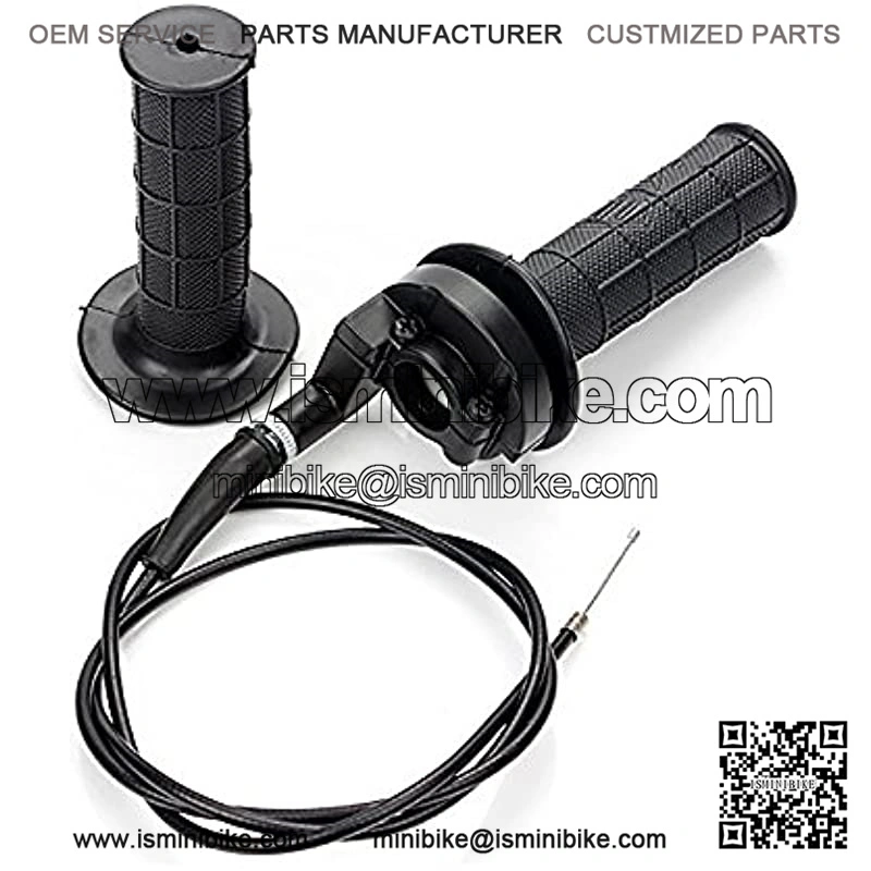 Twist Throttle Cable Housing Grips Set for Mini Pit Bike MOTOVOX MBX10 MBX11