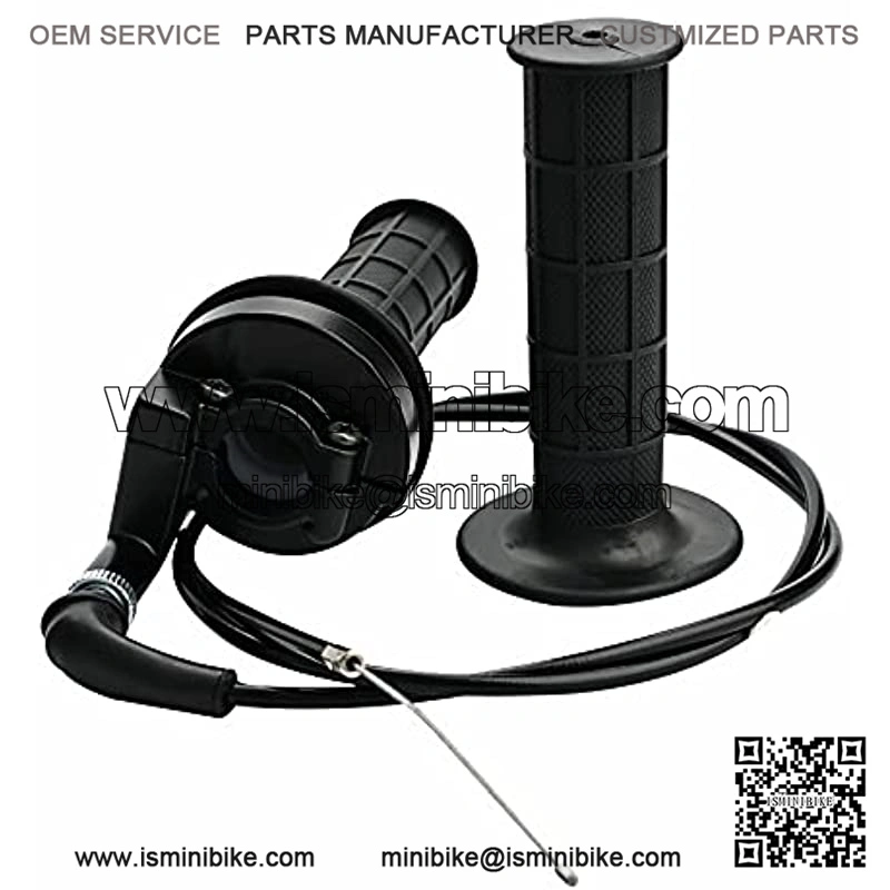 Twist Throttle Accelerator Handle Grips and Cable 50" Set With ON/OFF Switch Button - Image 2