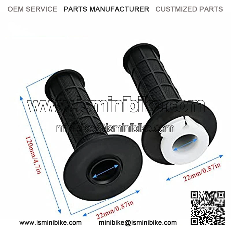 Twist Throttle Accelerator Handle Grips and Cable 50" Set With ON/OFF Switch Button - Image 4