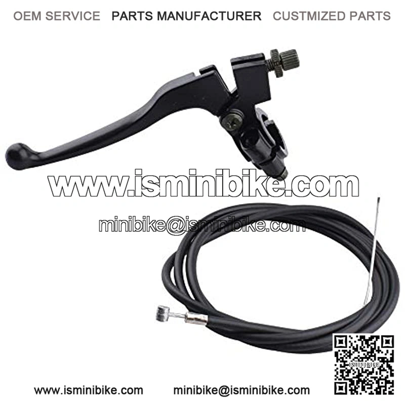 Left Brake Clutch Lever Bike Brake Cable 7/8" Throttle Grips w/Cable For Mini Bike 196cc 5.5hp 6.5hp - Image 3