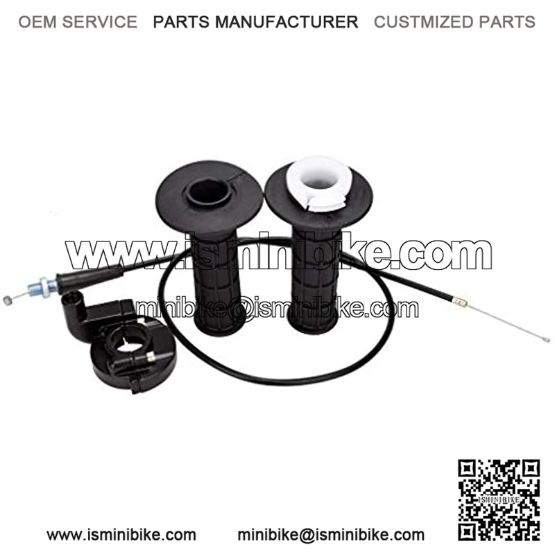 Twist Throttle Throttle Clamp Cable Brake Lever Kit for 80cc Moto MM-B80 - Image 3