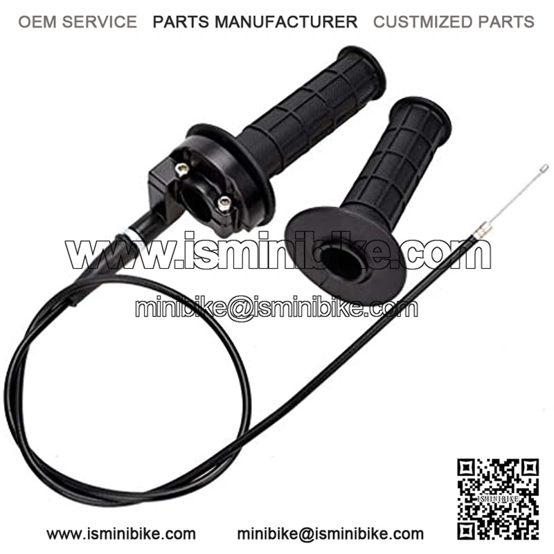 Twist Throttle Throttle Clamp Cable Brake Lever Kit for 80cc Moto MM-B80 - Image 5