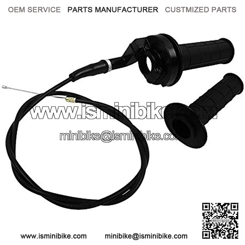 7/8" 22mm Twist Throttle Accelerator Handle Grip and Cable Throttle Clamp Set for 50cc 90cc 110cc 125cc 140cc 4-stroke Mini Bike Dirt Pit Bike Twist Throttle Cable - Image 5