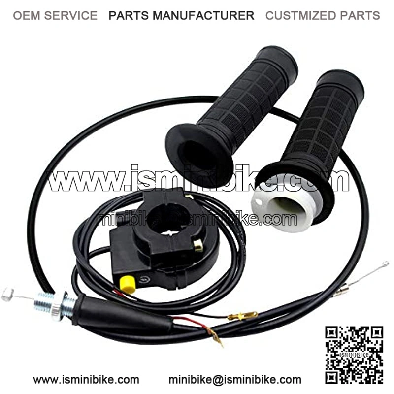 35"Twist Throttle Handle Grip and Ignition Kill Assembly for 49cc Pocket Bike Mini Bike Fit for 7/8" 22mm Handbar - Image 2