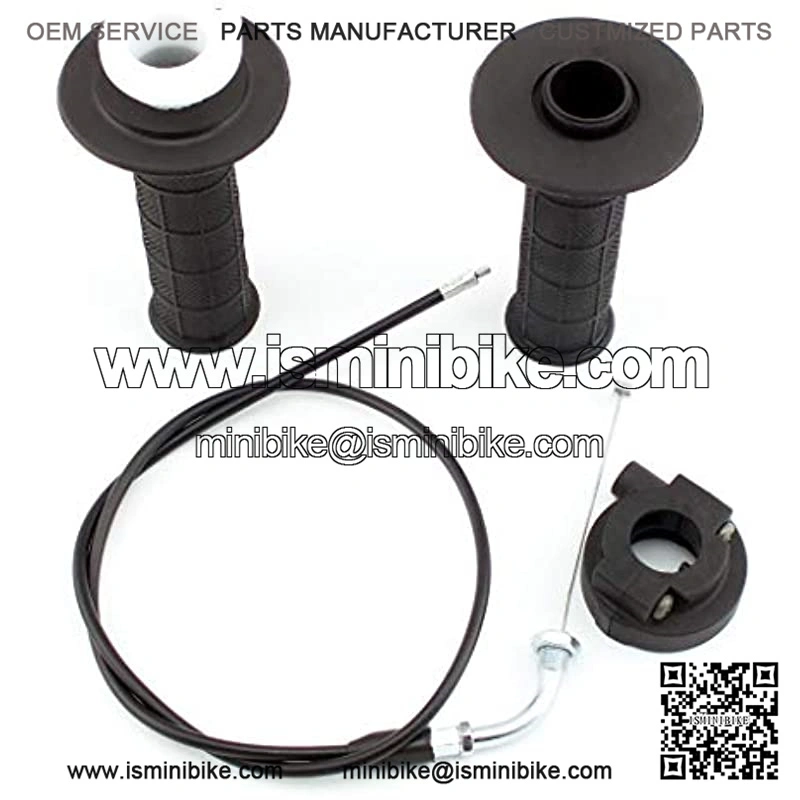 Twist Throttle Accelerator Handle Grip Cable Set for Quad ATV Go Kart 4-Stroke Pit Dirt Mini Pocket Bikes