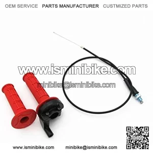 Twist Throttle Accelerator Handle Grips and Cable Set for CRF50 CRF70 XR50R XR75(7/8" 22mm)
