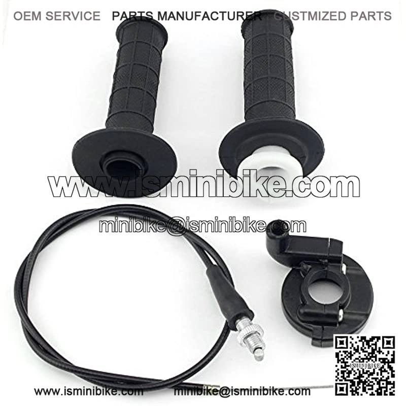 Throttle w/Hand Grips Grip & Cable 50" for Mini Bikes 5.5hp 6.5hp 8hp 9hp 11hp using GX style engines