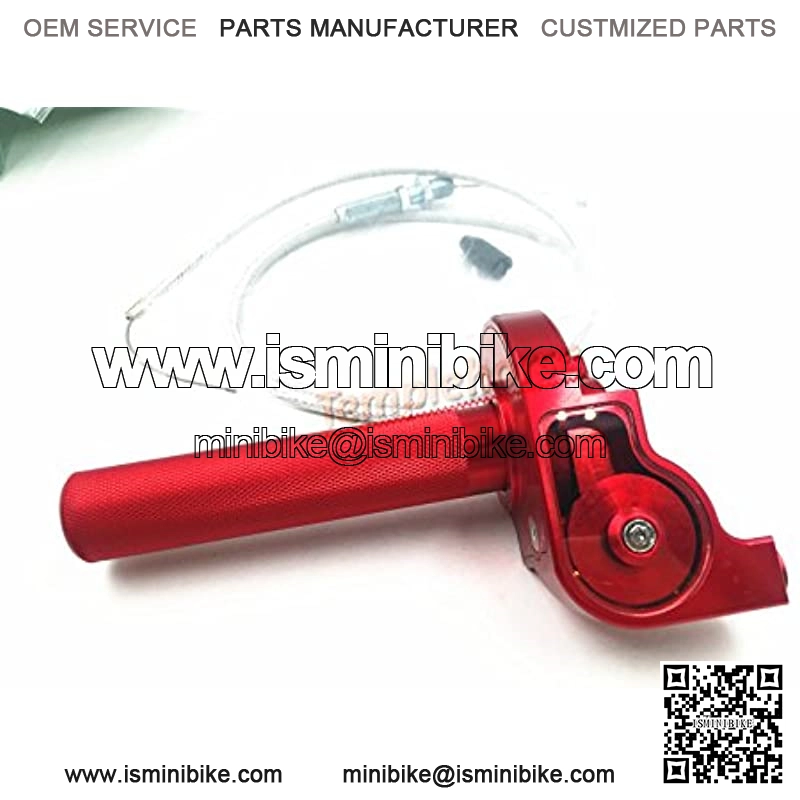 Templehorse Aluminum 7/8'' Throttle Grip Quick Twister + Throttle Cable CRF50 70 110 125 250 Dirt Pit Bike - Image 3