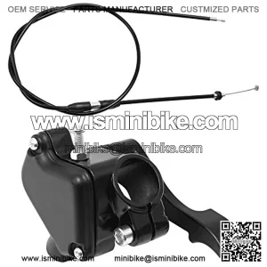 7/8" 22mm Thumb Throttle Cable Accelerator Control Handle Assembly Replacement for 50cc - 250cc TaoTao ATV Quad Go Kart Pit Bike