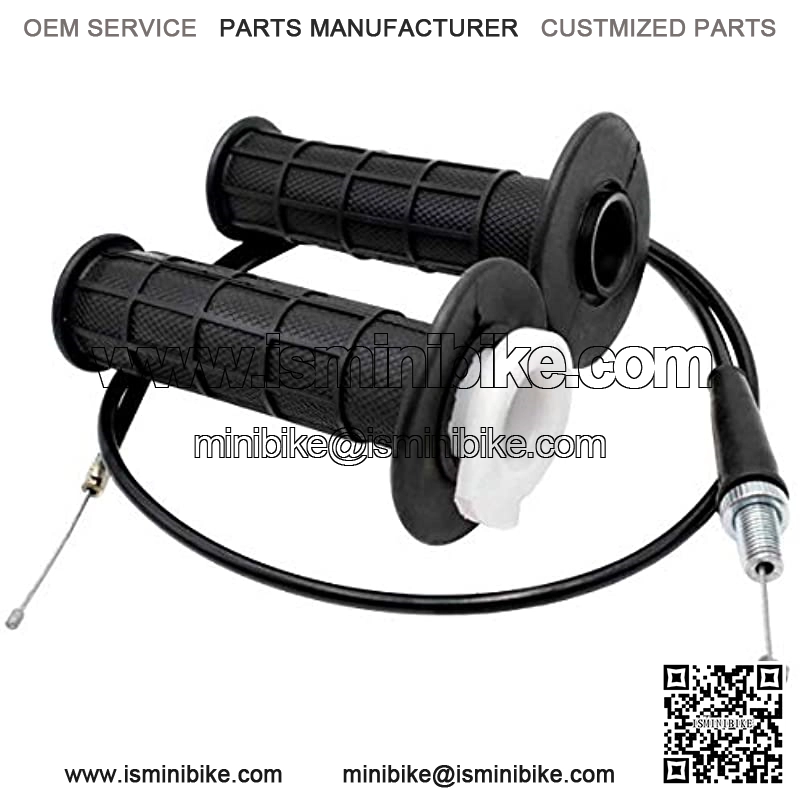 MB200 Handle Bar Throttle Grips Grip Cable for Mini Baja Doodlebug MOTOVOX MBX10 MBX11 and WARRIOR MB165 MB200 5.5HP 6.5HP196cc - Image 2