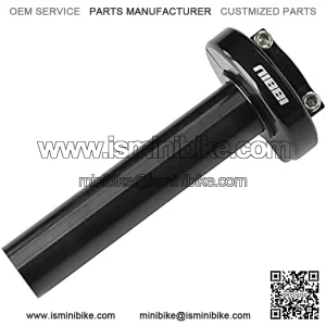 Universal Replacement High Performance Adjustable Modified Aluminum CNC 7/8" Throttle Handlebar Accelerator Fit Motorcycle Scooter ATV Motorcross Dirt Bike GY6 Chinese Scooter (black)
