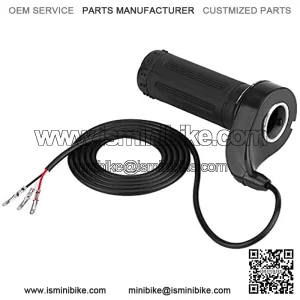 Universal Twist Throttle Handle Grip Motorcycle Accelerator Electric Scooter Twist Speed Throttle Grip with 3 Cables for Replacement