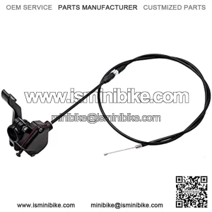7/8" 22mm Throttle Lever Thumb Cable Assembly, PRO BAT, Thumb Throttle Accelerator Lever Handle For 50cc 70cc 90cc 110cc 125cc 150cc 200cc 250cc 300cc Pit Quad Dirt Bike ATV