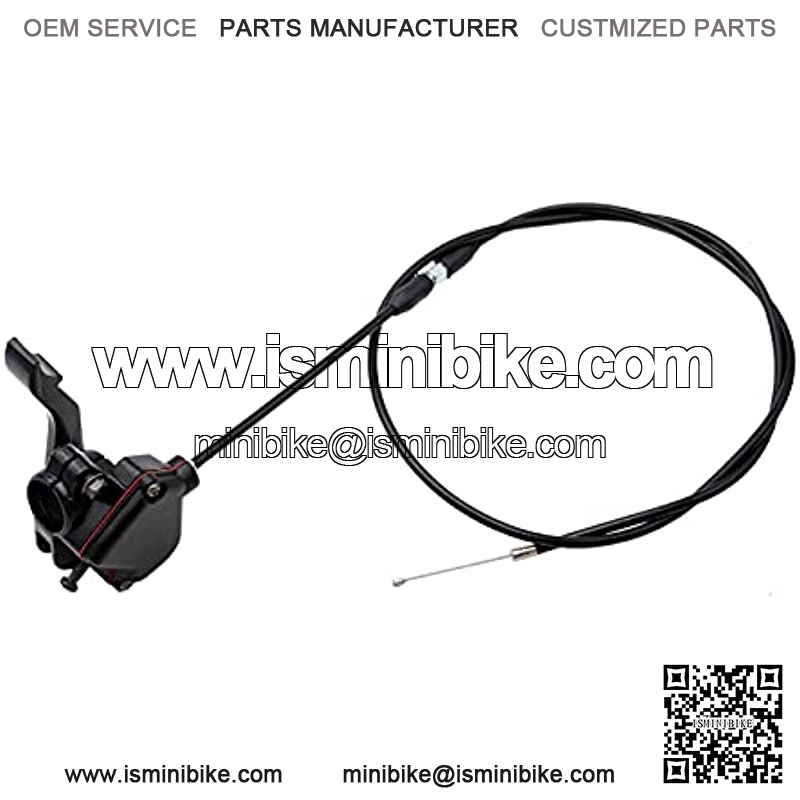 7/8" 22mm Throttle Lever Thumb Cable Assembly, PRO BAT, Thumb Throttle Accelerator Lever Handle For 50cc 70cc 90cc 110cc 125cc 150cc 200cc 250cc 300cc Pit Quad Dirt Bike ATV