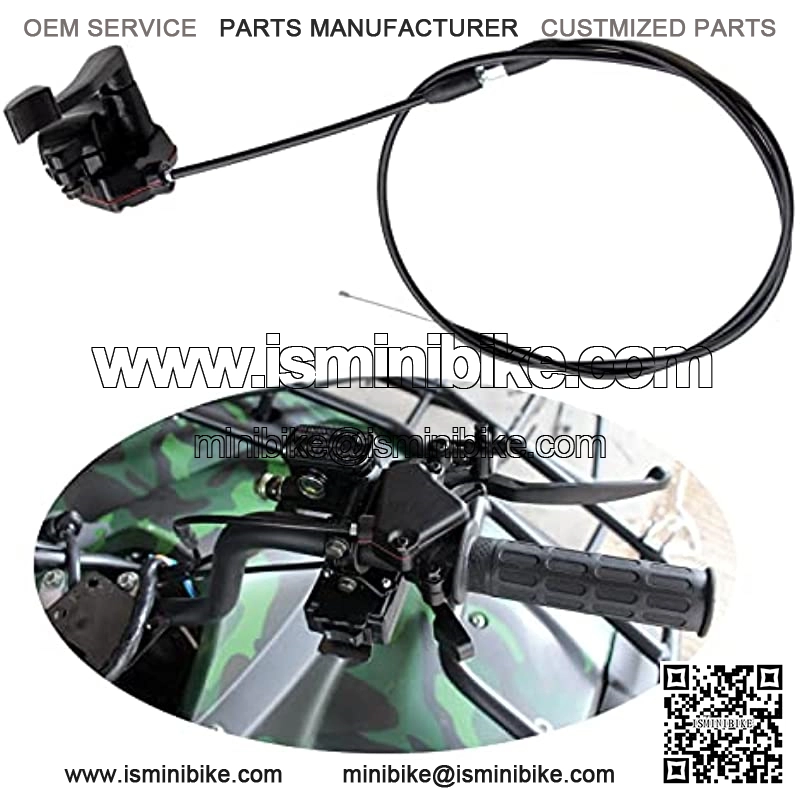 7/8" 22mm Throttle Lever Thumb Cable Assembly, PRO BAT, Thumb Throttle Accelerator Lever Handle For 50cc 70cc 90cc 110cc 125cc 150cc 200cc 250cc 300cc Pit Quad Dirt Bike ATV - Image 4