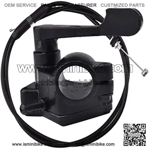 7/8" 22mm Metal Thumb Throttle Cable Accelerator Handle Assembly For Chinese 50cc 70cc 90cc 110cc 125cc 250cc ATV Quad Go Kart