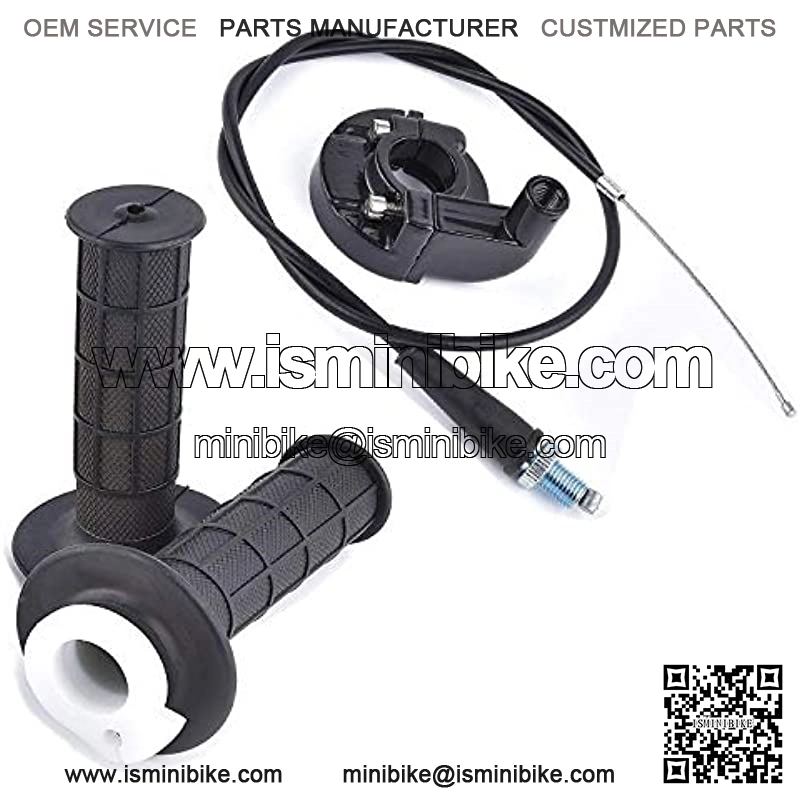 New Handle Bar Throttle Grips Grip Throttle Cable Throttle Housing Clamp for Compatible with Crf 50 70 80 100 Crf50f Crf70 Crf80 Crf100 Dirt Pit Bike