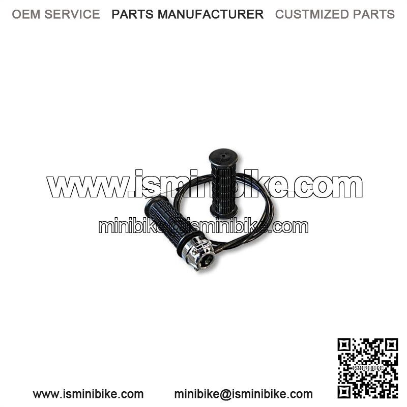 Minibike Throttle Kit, with 54-inch Conduit and Cable, for 7/8-inch Handlebars