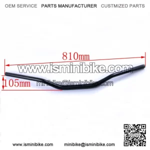 Alloy 1 1/8" -7/8" Fat Bar Handle bar Chinese Pit Dirt Bike Mini ATV Motorbike