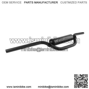 Aluminum 7/8" Handlebars Mini Bend Black  855-1046